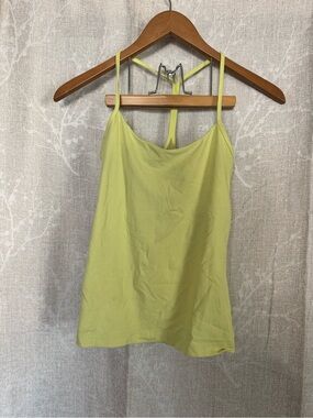 lululemon athletica Lime Green Racerback Camisole Top